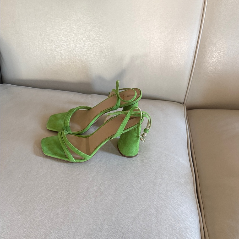 Sam Edelman Bright Green Strappy Heels